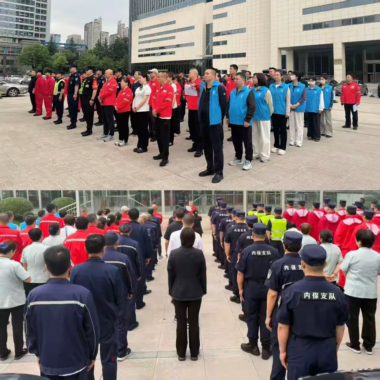 简篇-兴隆园社区联合多方开展防洪防汛应急演练——以练筑防助推物业“百日行动”走深走实