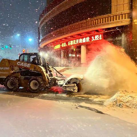 民乐县城市管理行政执法局以雪为令闻雪而动！