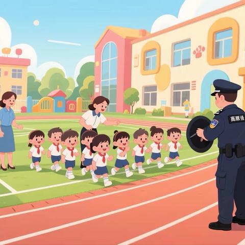 城西区第二幼儿园防暴防恐演练活动