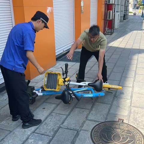贡院城管站多方面入手管理共享单车