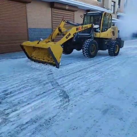 卓诚物业积极组织开展清理积雪和坠冰活动