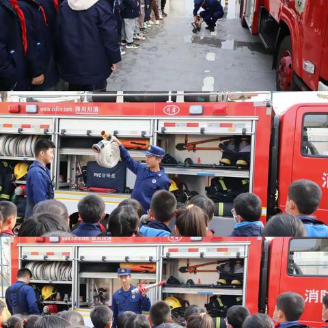 【宿城区八一路小学】“蓝老师”走进课堂，消防安全记心间