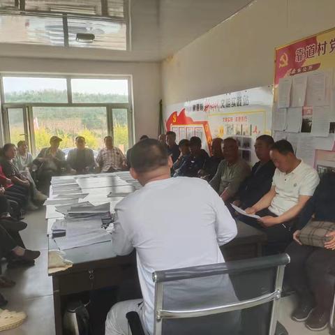 山门镇靠道村6月份主题党日活动