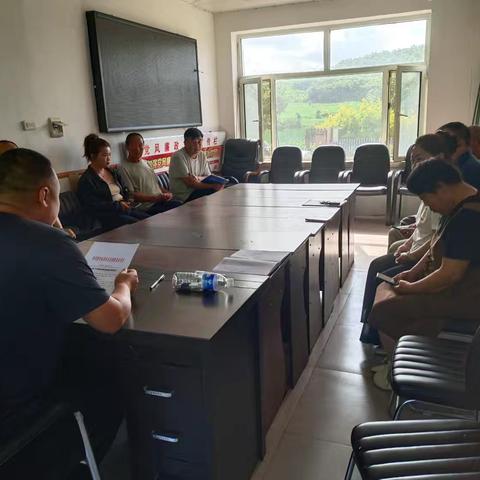 山门镇靠道村7月份主题党日活动