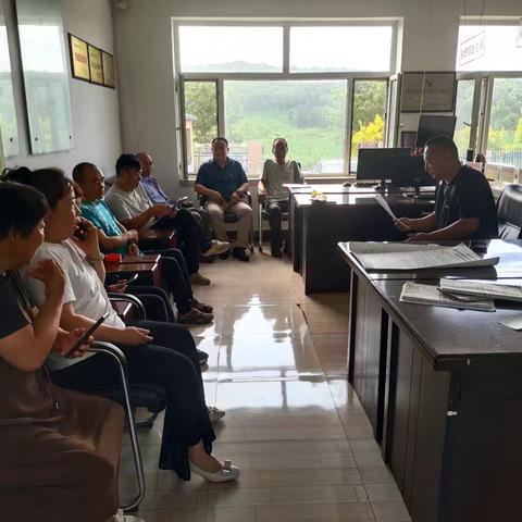 山门镇靠道村9月份主题党日活动