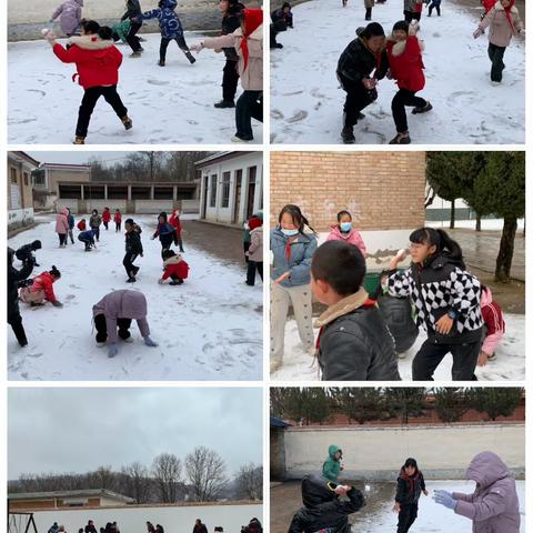 天降瑞雪，激情校园——同学们打雪仗喽