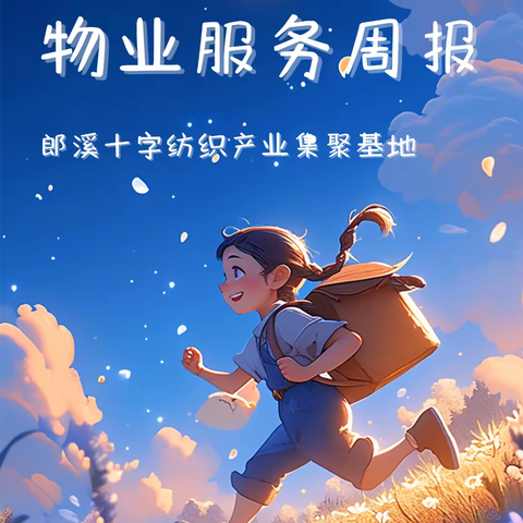 十字纺织产业集聚基地 物业服务周报