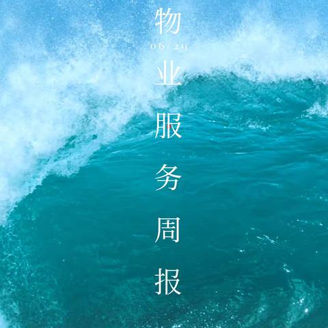 十字纺织产业集聚基地 物业服务周报