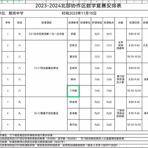 “同课”共教研，“异构”开新花——商城县鄢岗中学同课异构活动