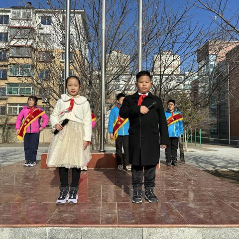 ＂学习航天精神,争做有为好少年＂---抚顺市望花区雷锋第二小学主题升旗仪式