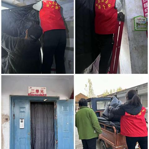 “门帘”防寒风，暖楼更暖心