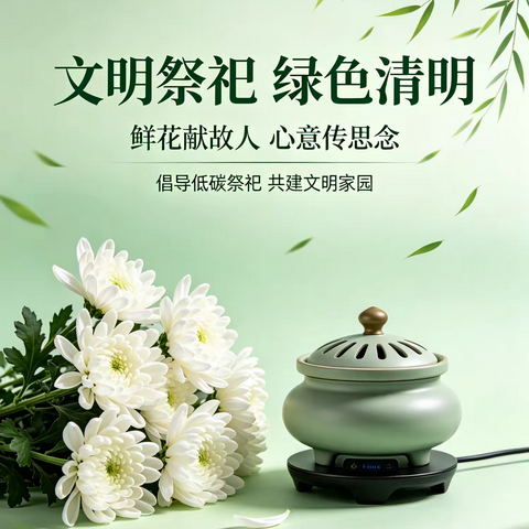 文明祭祀传新风 同心共护美家园----广源社区开展文明祭祀宣传活动