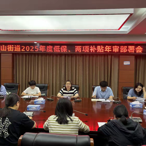 双山街道民政所召开2025年度低保、残疾人两项补贴年审部署会