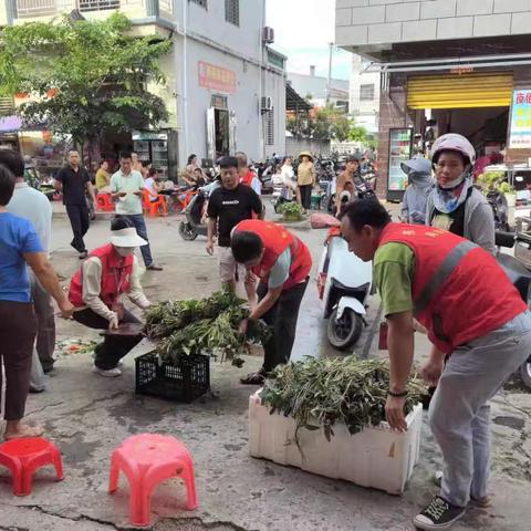 感北社区开展“农贸市场环境整治活动，优化营商环境”