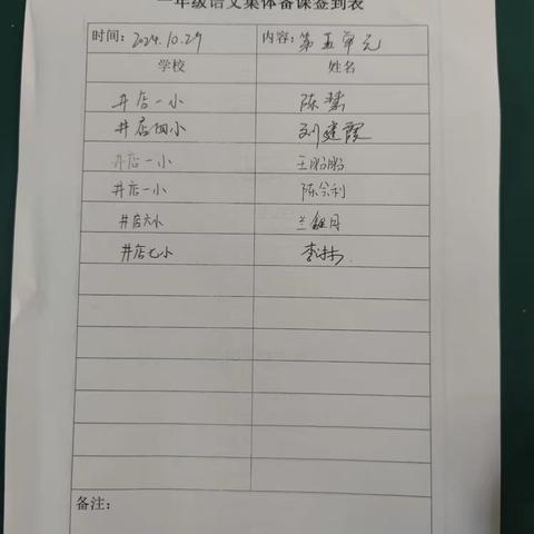 共交流，集智慧，促成长——记井店镇一年级语文第五单元集体备课