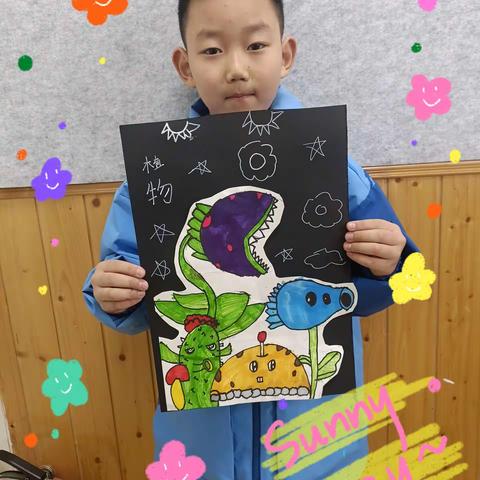 十点班的小朋友绘画作品展示《植物大战僵尸🎉🎉🎉👏🏻👏🏻👏🏻》
