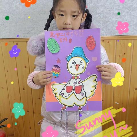 十点班的小朋友绘画作品展示《杂耍鸭》👏🏻👏🏻👏🏻🎉🎉🎉