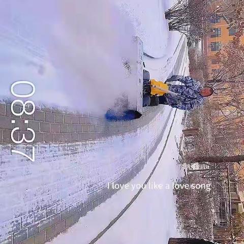 “赏”“雪”奋战，除雪保畅