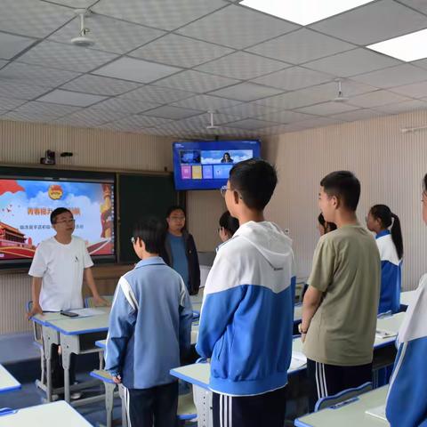 “青春接力•入团起航”临洮县辛店初级中学2025年离队入团仪式