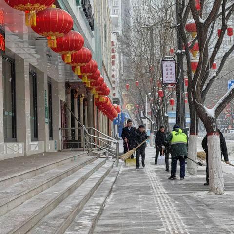 除雪破冰，农行在行动