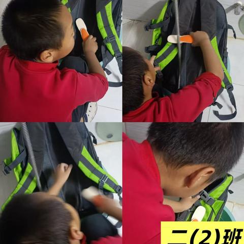 巧手洗书包  劳动伴成长一一记禄劝民族小学二年级劳动实践