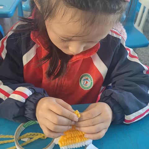 二年级创意手工《玉米》