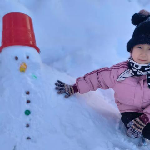 初雪冬趣！一年四班赵之渤