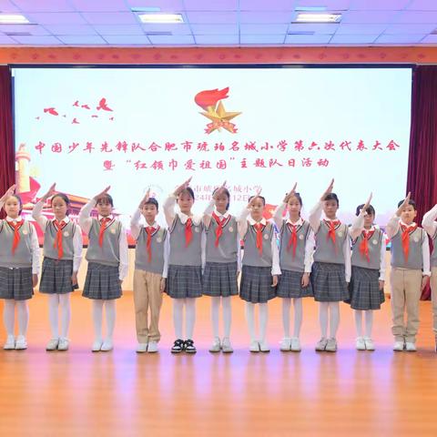 七彩德育 | 合肥市琥珀名城小学成功举办第六次少代会暨“红领巾爱祖国”主题队日活动‍