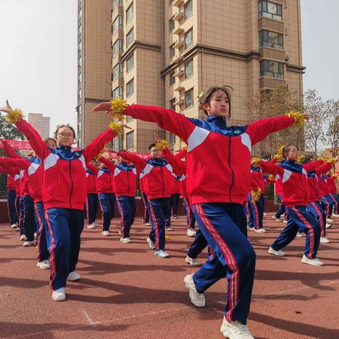 “甲骨韵律 舞动青春” ——林州市政北中学七年级二小校区甲骨文广播体操比赛