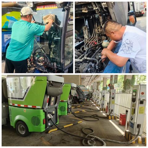 静音护考 无声守护——小机扫队筑牢中高考“静音防线”