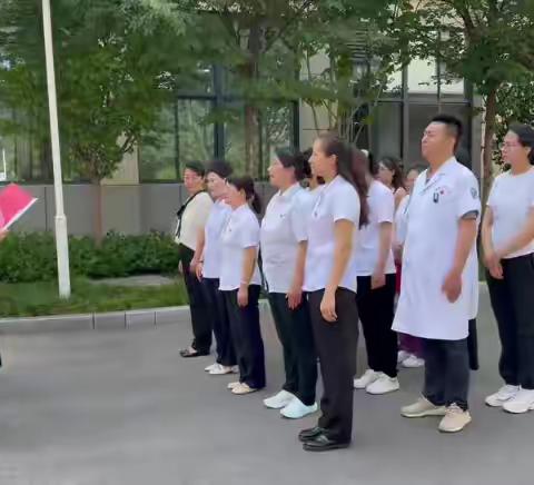 渭南市临渭区中医医院第五党支部开展红色诵读活动 传承基因铸初心