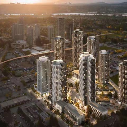 【转让】Surrey核心地段 Georgetown 2 精装1房1卫 + 车位