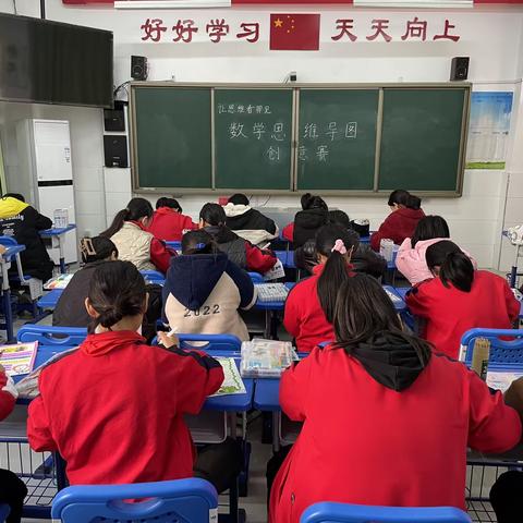 让思维看得见——郓城县江河外国语实验学校小学部“数学思维导图”创意赛