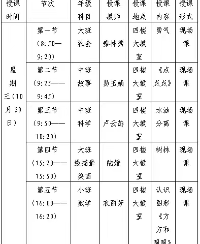 桂林市临桂区城区第二幼儿园“名师课堂”开放周活动公告