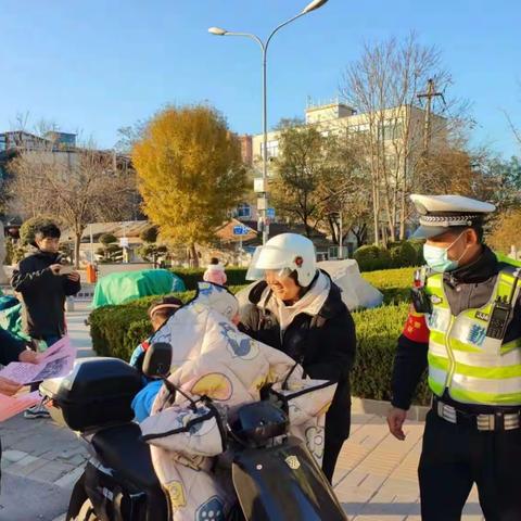 北坦街道开展交通安全进校园活动