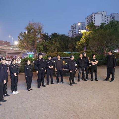 北坦街道重拳出击-开展夜间秩序专项整治行动