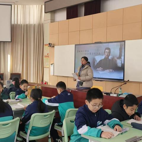 结缘少年闰土，怀念少年意气—滨城六中语文组公开课暨《深度学习》推进分享及比赛安排教研活动