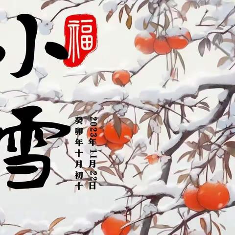 合肥市云谷路幼儿园——小雪节气活动