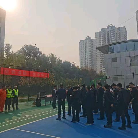 全民消防 生命至上——﻿民航西北局项目开展消防安全演练活动