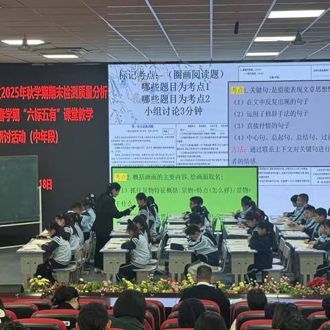 以“析”促思明方向，以“研”聚力共成长——柳城县小学语文2025年秋学期期末检测质量分析暨2026年春学期“六标五有”课堂教学研讨活动（中年段）