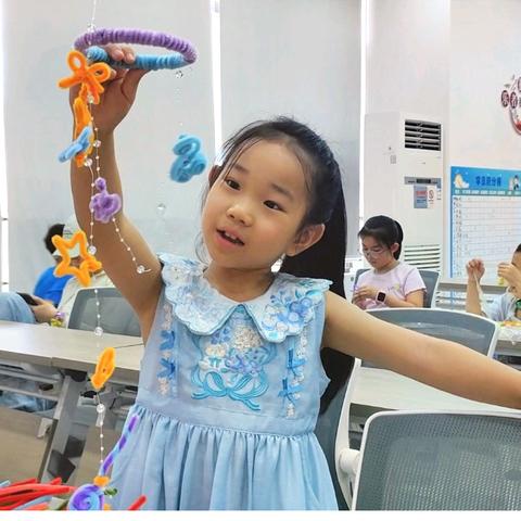 【红心暖民心】翰墨润心承古韵 巧手聆风绽童趣——丁白路社区暑期成长营第十四日活动纪实