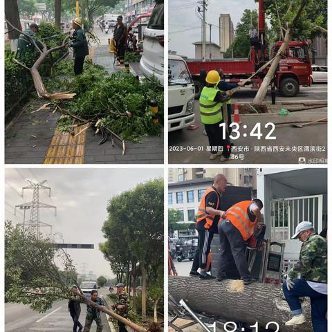 加强雨天巡查 排除安全隐患