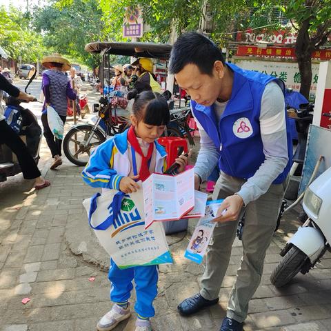 【儋州光村社工】未成年人“护苗”专项行动法治宣讲进社区宣传活动