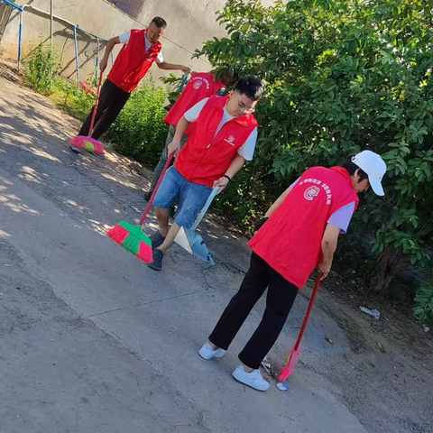 党建引领 全民参与”村党支部开展"爱国卫生"活动