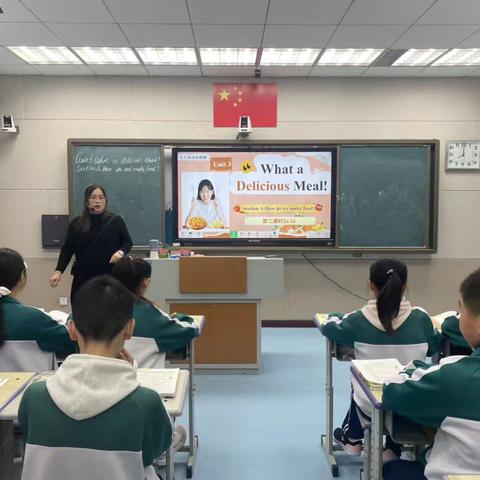 【实中青峰山校区】教研活动||烟火里的英语，舌尖上的课堂——青峰山校区初中部英语教研组开展教研活动