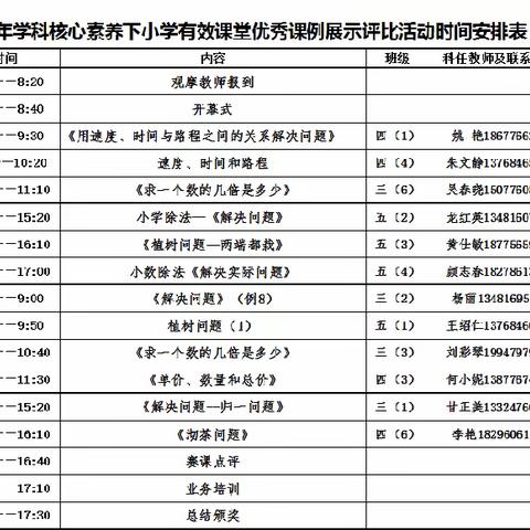 研学新课标   构建新课堂——陆彩惠名师工作室2023年八桂教学通解决问题专题优秀课例展示评比活动