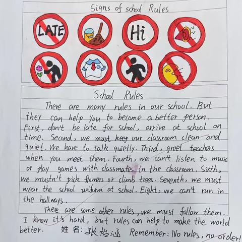 创意性项目作业 Unit Two No Rules,No Order.