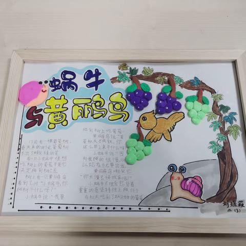 宿迁市实验小学学院路校区第三届童话节系列活动（一） 童心绘童画 童话润童年                            ——二年级童话小报展