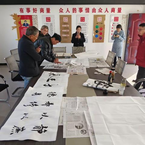 马集镇政协委员之家：以书画增进共识 用文化助力发展