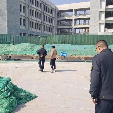 孙耿街道：强化防尘措施  倡导绿色施工